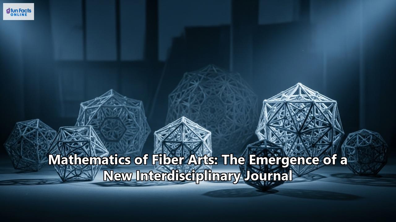 Mathematics of Fiber Arts: The Emergence of a New Interdisciplinary Journal