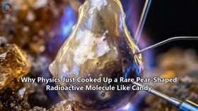 Why Physics Just Cooked Up a Rare Pear-Shaped Radioactive Molecule Like Candy