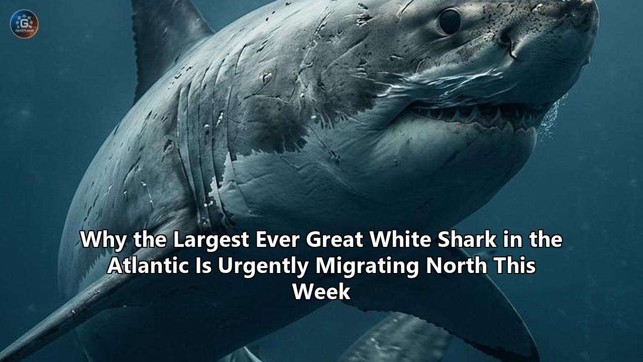 Why the Largest Ever Great White Shark in the Atlantic Is Urgently Migrating North This Week