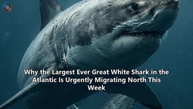 Why the Largest Ever Great White Shark in the Atlantic Is Urgently Migrating North This Week