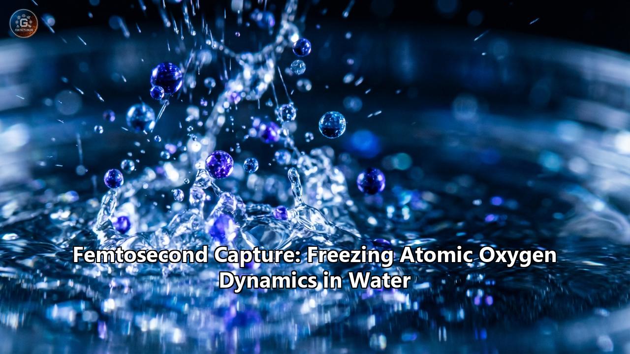Femtosecond Capture: Freezing Atomic Oxygen Dynamics in Water