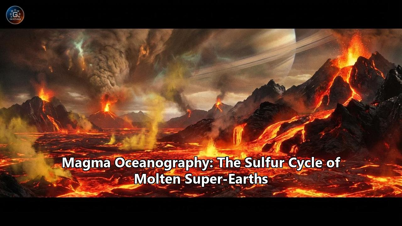 Magma Oceanography: The Sulfur Cycle of Molten Super-Earths