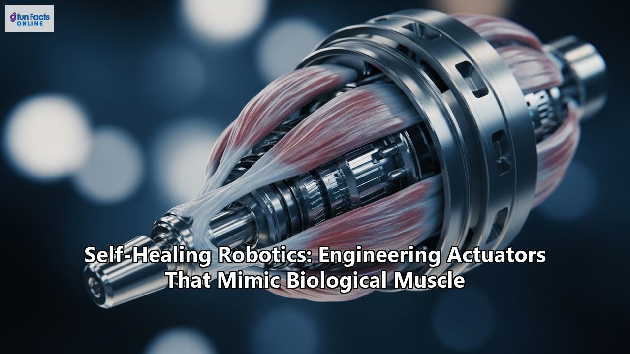 Self-Healing Robotics: Engineering Actuators That Mimic Biological Muscle