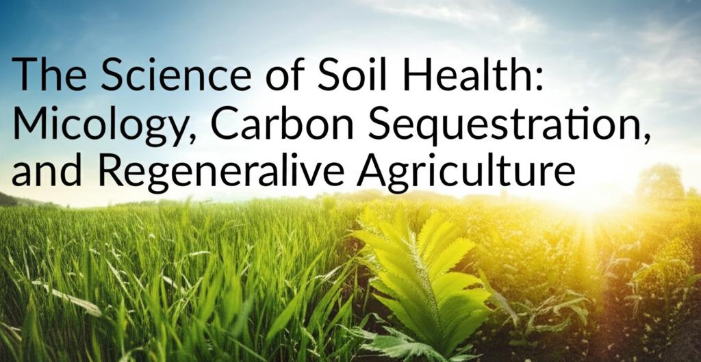 The Science of Soil Health: Microbial Ecology, Carbon Sequestration, and Regenerative Agriculture