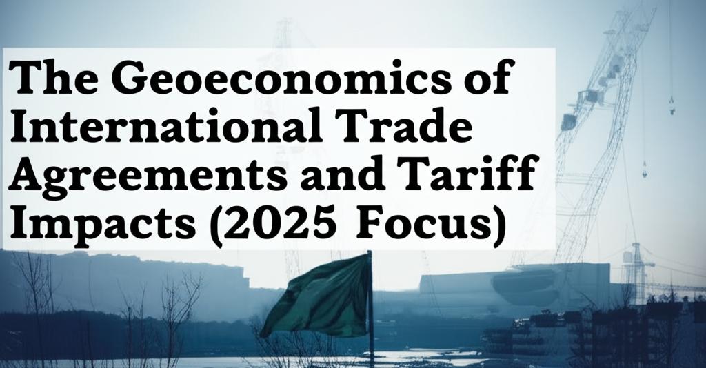 The Geoeconomics of International Trade Agreements and Tariff Impacts (2025 Focus)