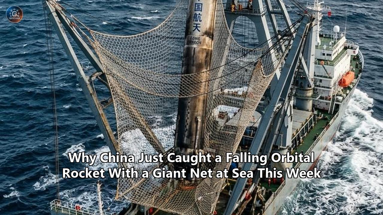 Why China Just Caught a Falling Orbital Rocket With a Giant Net at Sea This Week