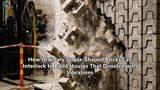 How Ordinary Staple-Shaped Bricks Can Interlock to Build Houses That Dissolve with Vibrations