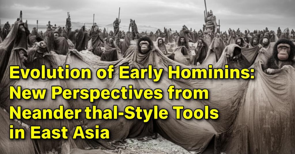 Evolution of Early Hominins: New Perspectives from Neanderthal-Style Tools in East Asia