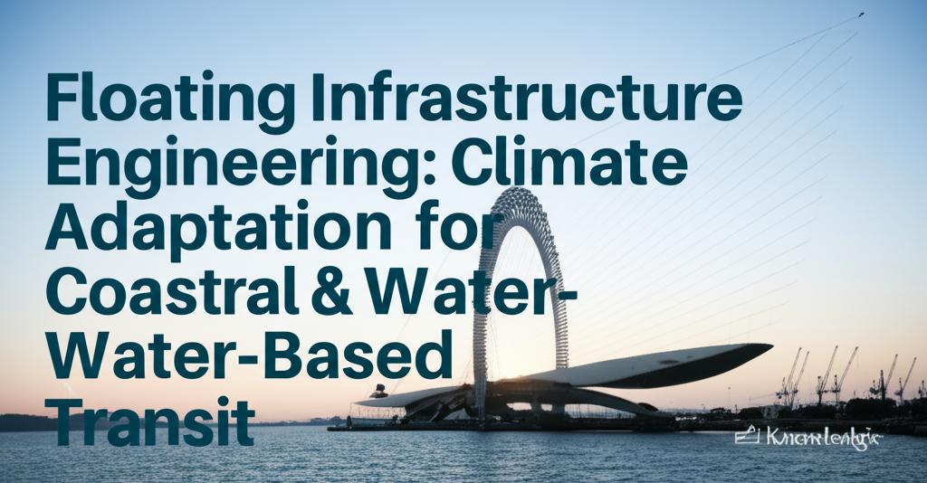 Floating Infrastructure Engineering: Climate Adaptation for Coastal & Water-Based Transit