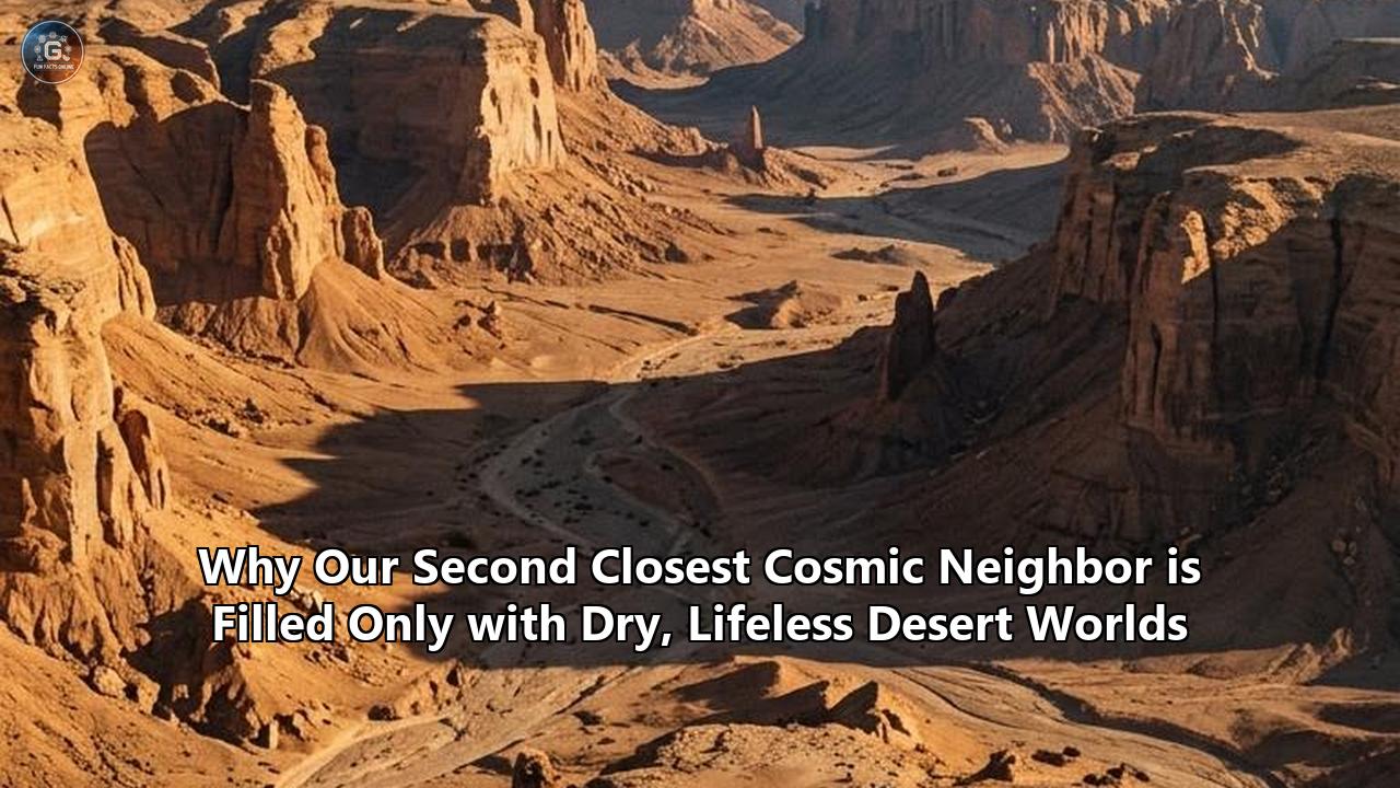 Why Our Second Closest Cosmic Neighbor is Filled Only with Dry, Lifeless Desert Worlds