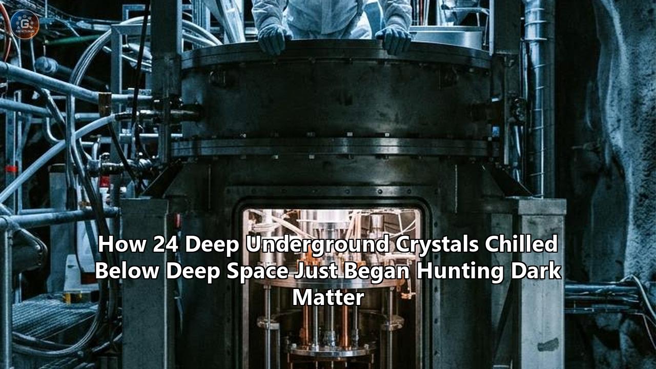 How 24 Deep Underground Crystals Chilled Below Deep Space Just Began Hunting Dark Matter