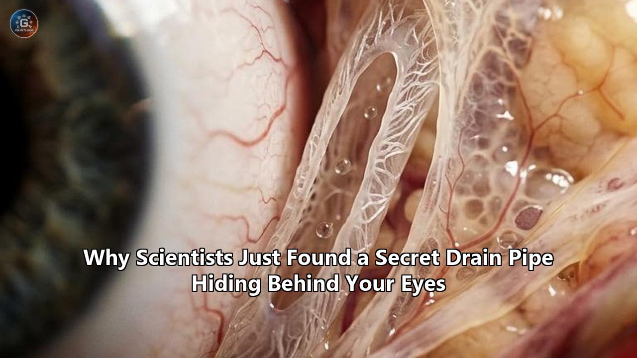 Why Scientists Just Found a Secret Drain Pipe Hiding Behind Your Eyes