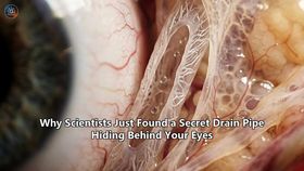 Why Scientists Just Found a Secret Drain Pipe Hiding Behind Your Eyes