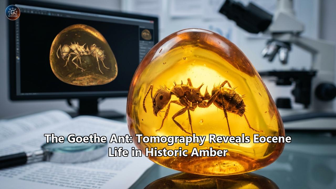 The Goethe Ant: Tomography Reveals Eocene Life in Historic Amber