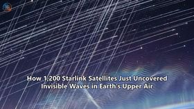 How 1,200 Starlink Satellites Just Uncovered Invisible Waves in Earth's Upper Air