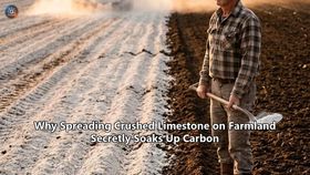Why Spreading Crushed Limestone on Farmland Secretly Soaks Up Carbon