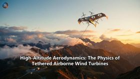 High-Altitude Aerodynamics: The Physics of Tethered Airborne Wind Turbines
