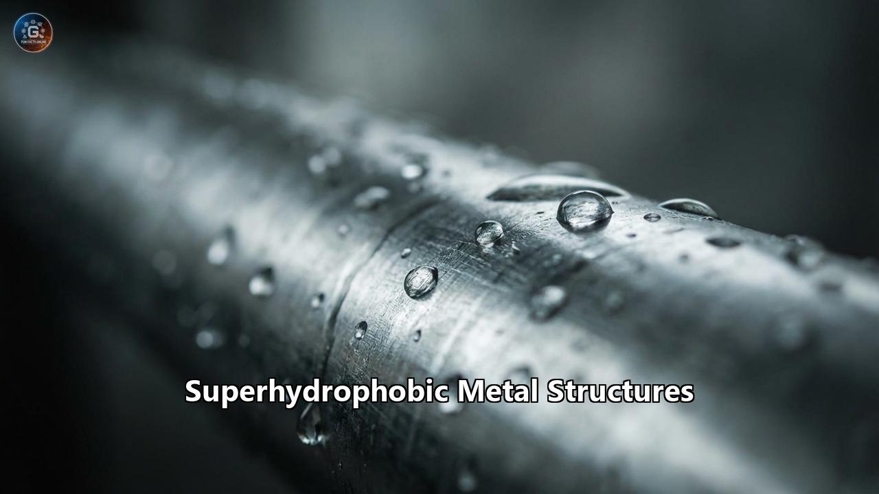 Superhydrophobic Metal Structures