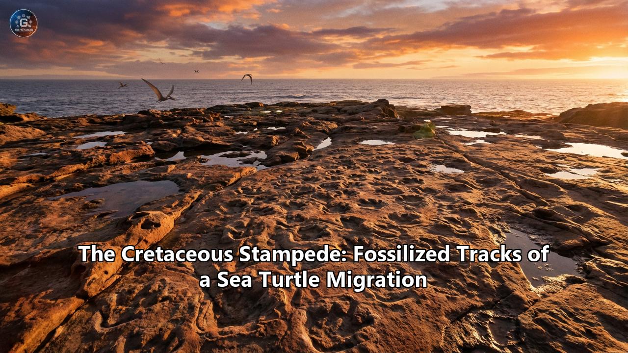 The Cretaceous Stampede: Fossilized Tracks of a Sea Turtle Migration