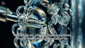 Why Physicists Just Watched Liquid Water Freeze Into Solid Glass Instead of Ice