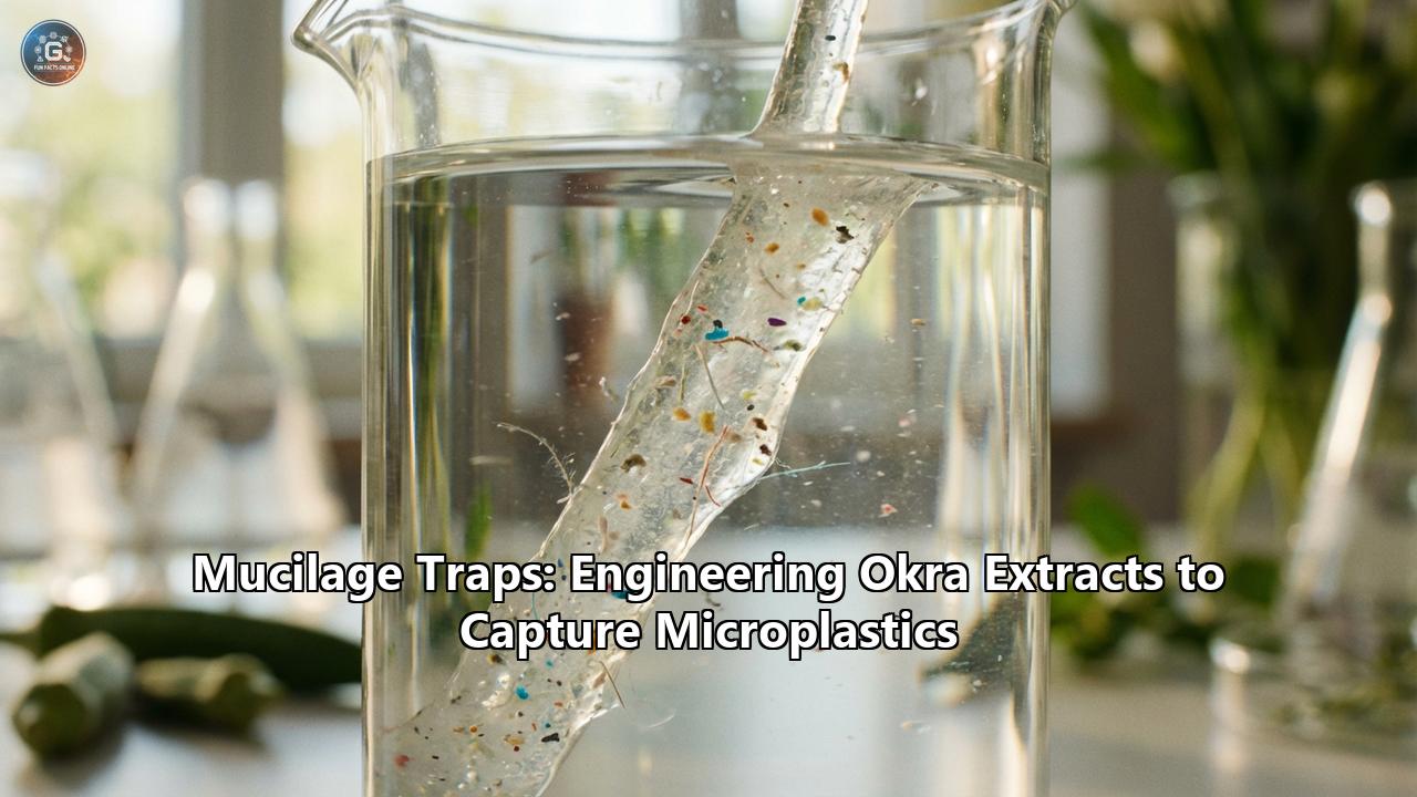 Mucilage Traps: Engineering Okra Extracts to Capture Microplastics