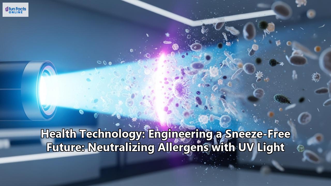 Health Technology: Engineering a Sneeze-Free Future: Neutralizing Allergens with UV Light