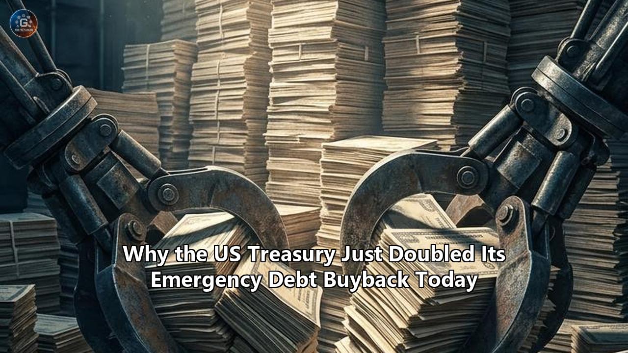 Why the US Treasury Just Doubled Its Emergency Debt Buyback Today