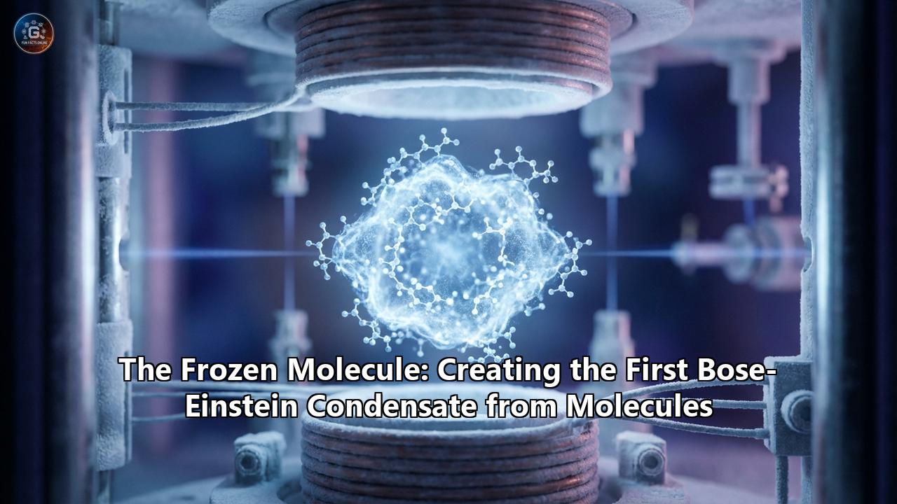 The Frozen Molecule: Creating the First Bose-Einstein Condensate from Molecules