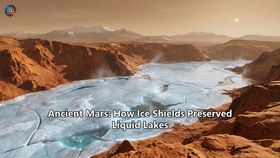 Ancient Mars: How Ice Shields Preserved Liquid Lakes