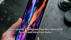 Apple Unveils Redesigned iPad Mini With OLED Screen and Hole-Free Audio