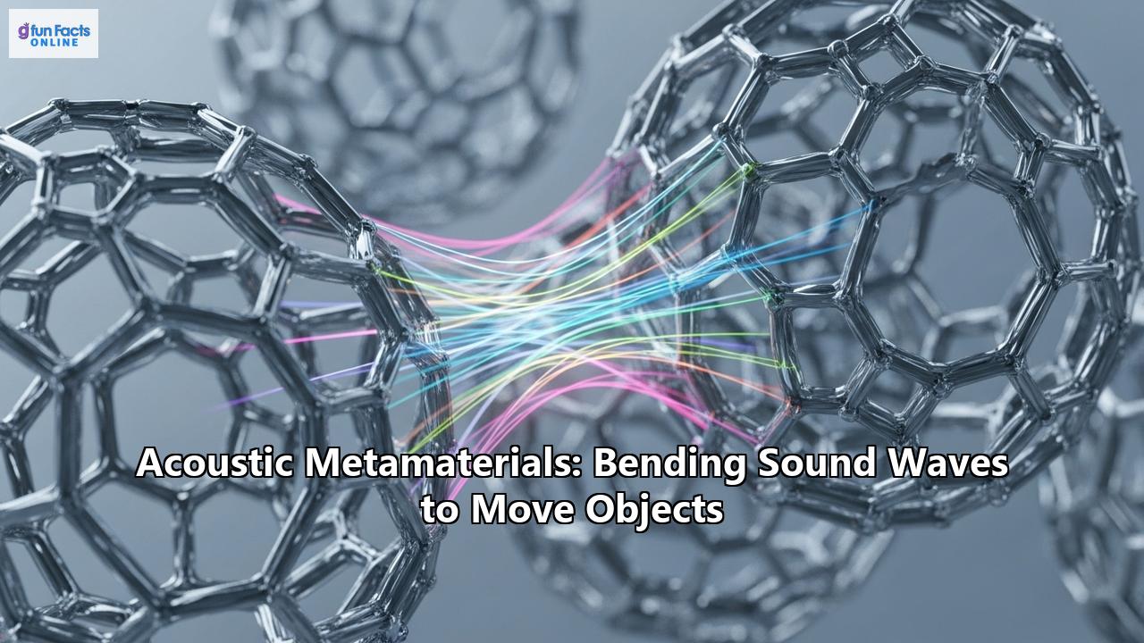 Acoustic Metamaterials: Bending Sound Waves to Move Objects