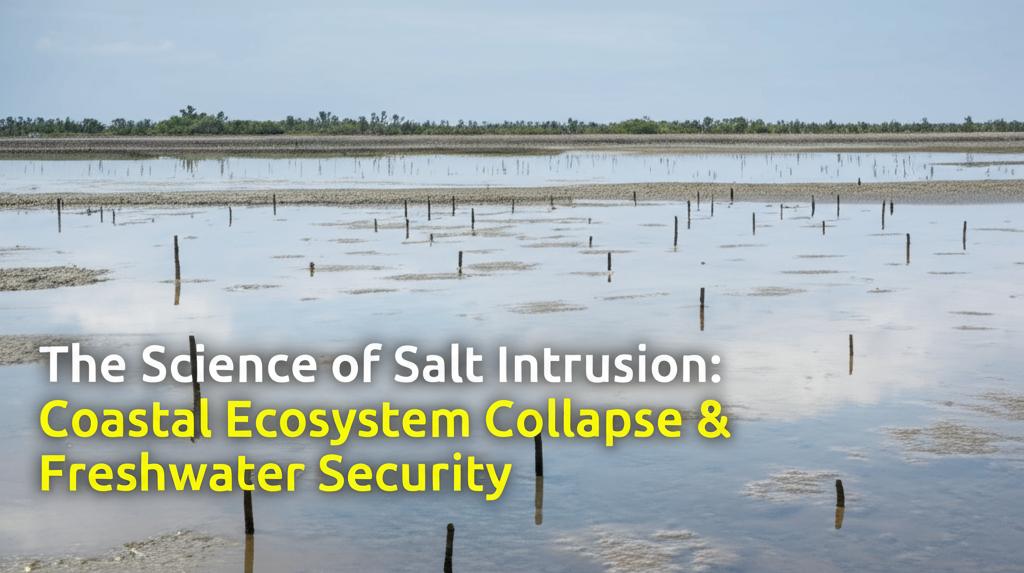 The Science of Salt Intrusion: Coastal Ecosystem Collapse & Freshwater Security