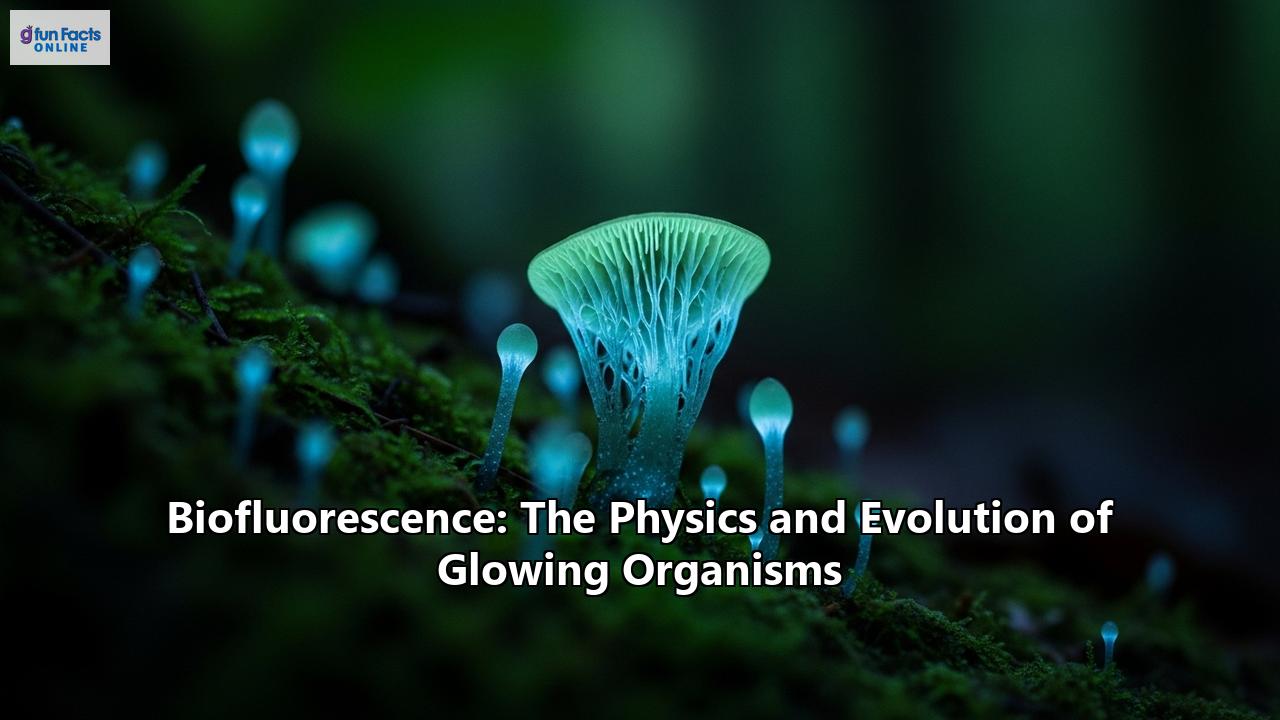Biofluorescence: The Physics and Evolution of Glowing Organisms