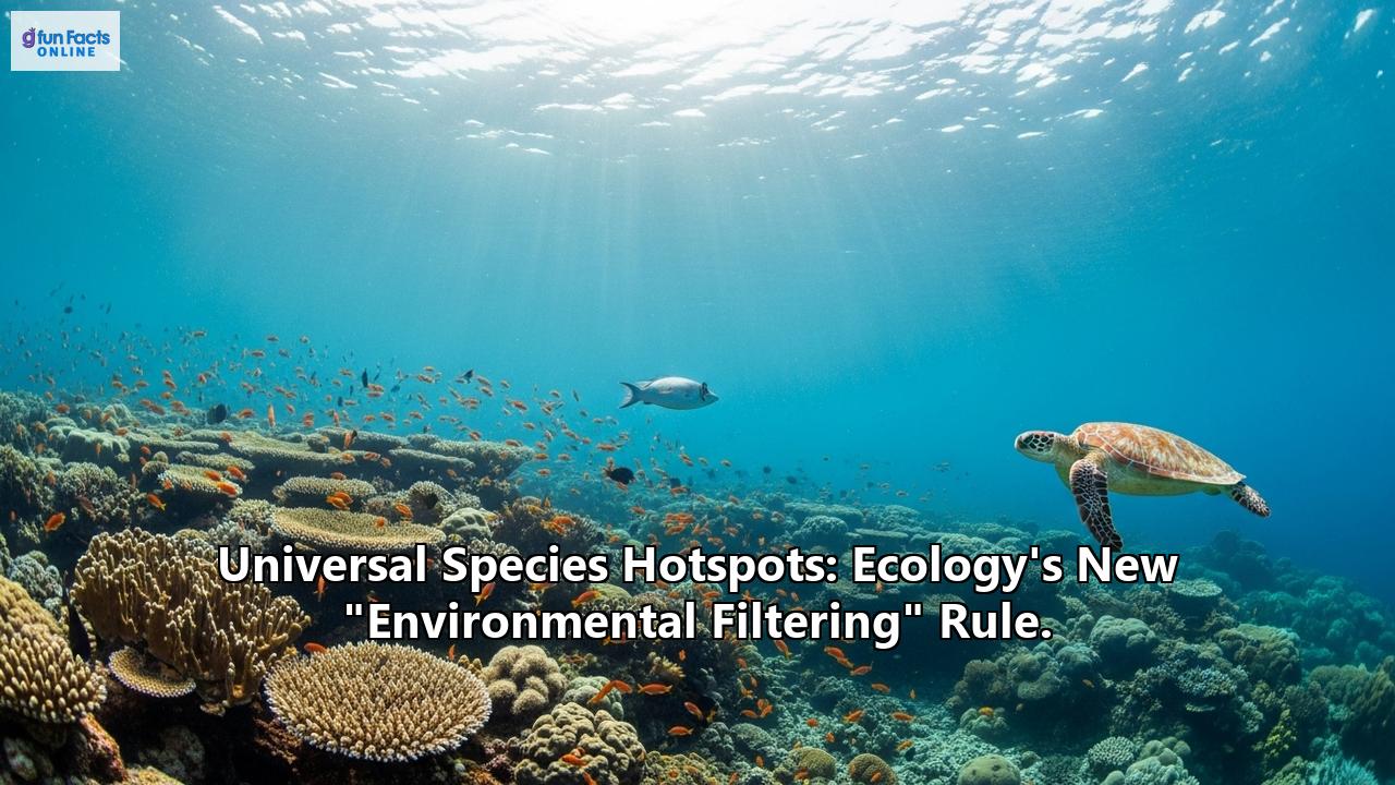 Universal Species Hotspots: Ecology's New "Environmental Filtering" Rule.
