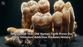 Why 25,000-Year-Old Human Teeth Prove Our Daily Stimulant Addiction Predates History