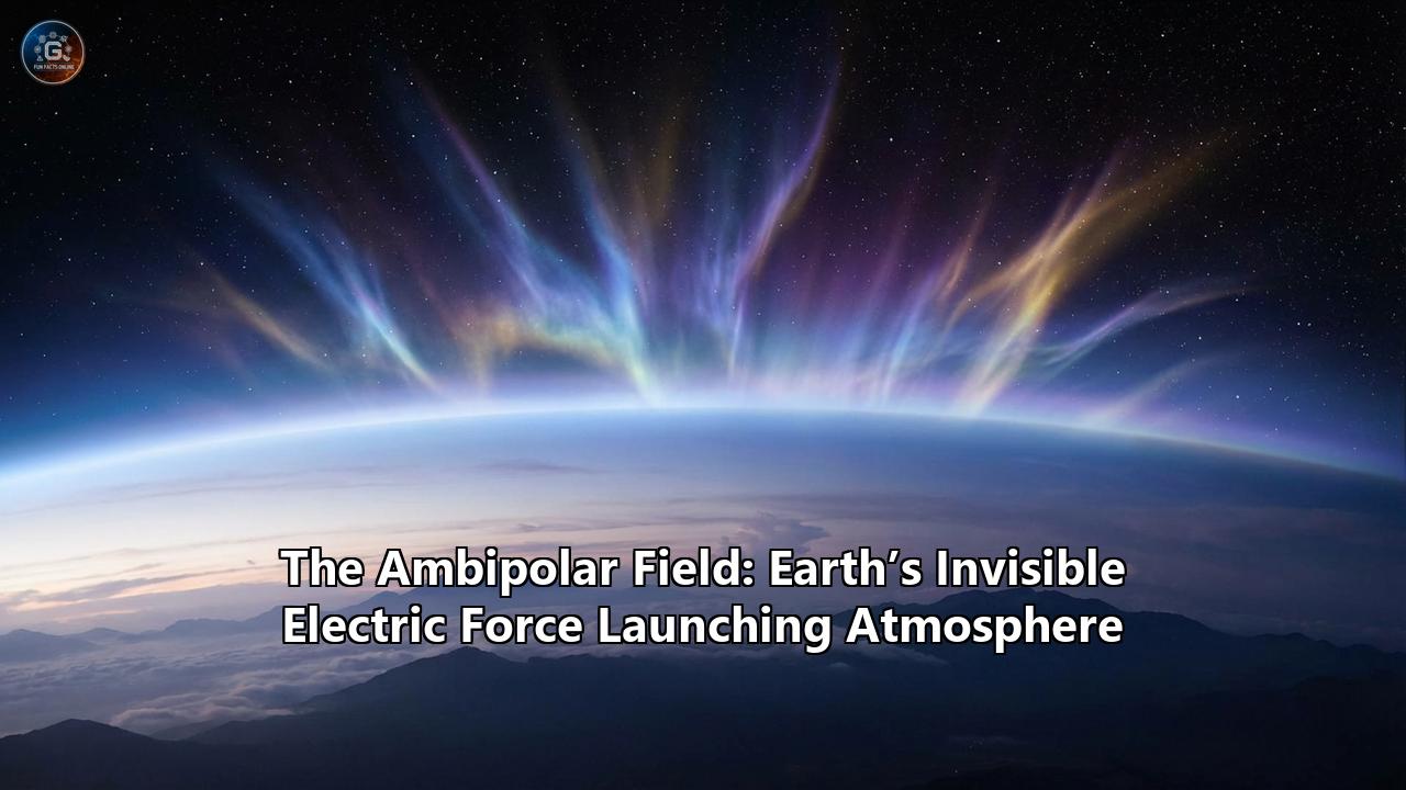 The Ambipolar Field: Earth’s Invisible Electric Force Launching Atmosphere