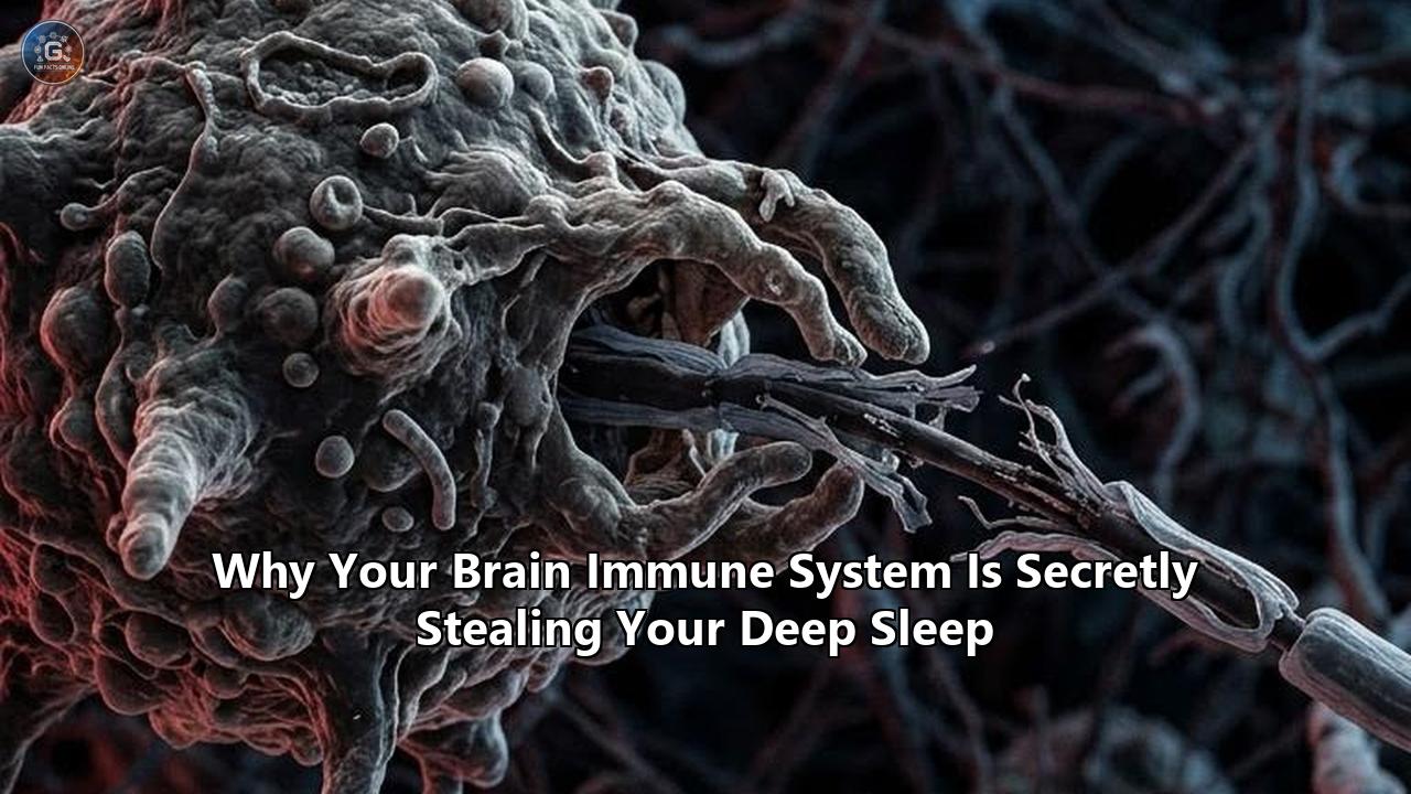 Why Your Brain Immune System Is Secretly Stealing Your Deep Sleep