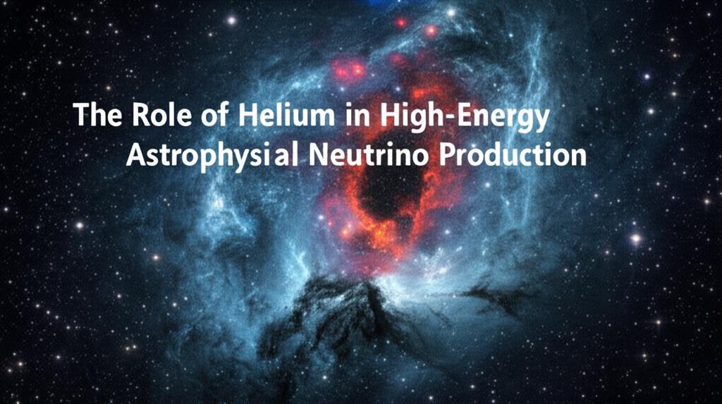 The Role of Helium in High-Energy Astrophysical Neutrino Production