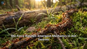 The Force Ratchet: Emergent Mechanics in Ant Swarms