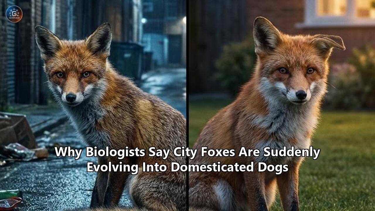 Why Biologists Say City Foxes Are Suddenly Evolving Into Domesticated Dogs