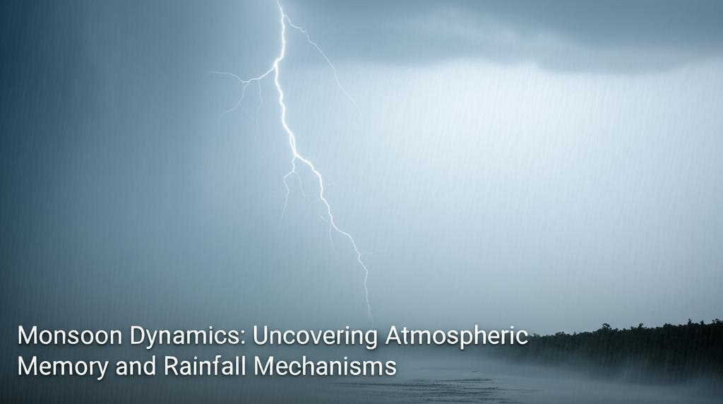 Monsoon Dynamics: Uncovering Atmospheric Memory and Rainfall Mechanisms