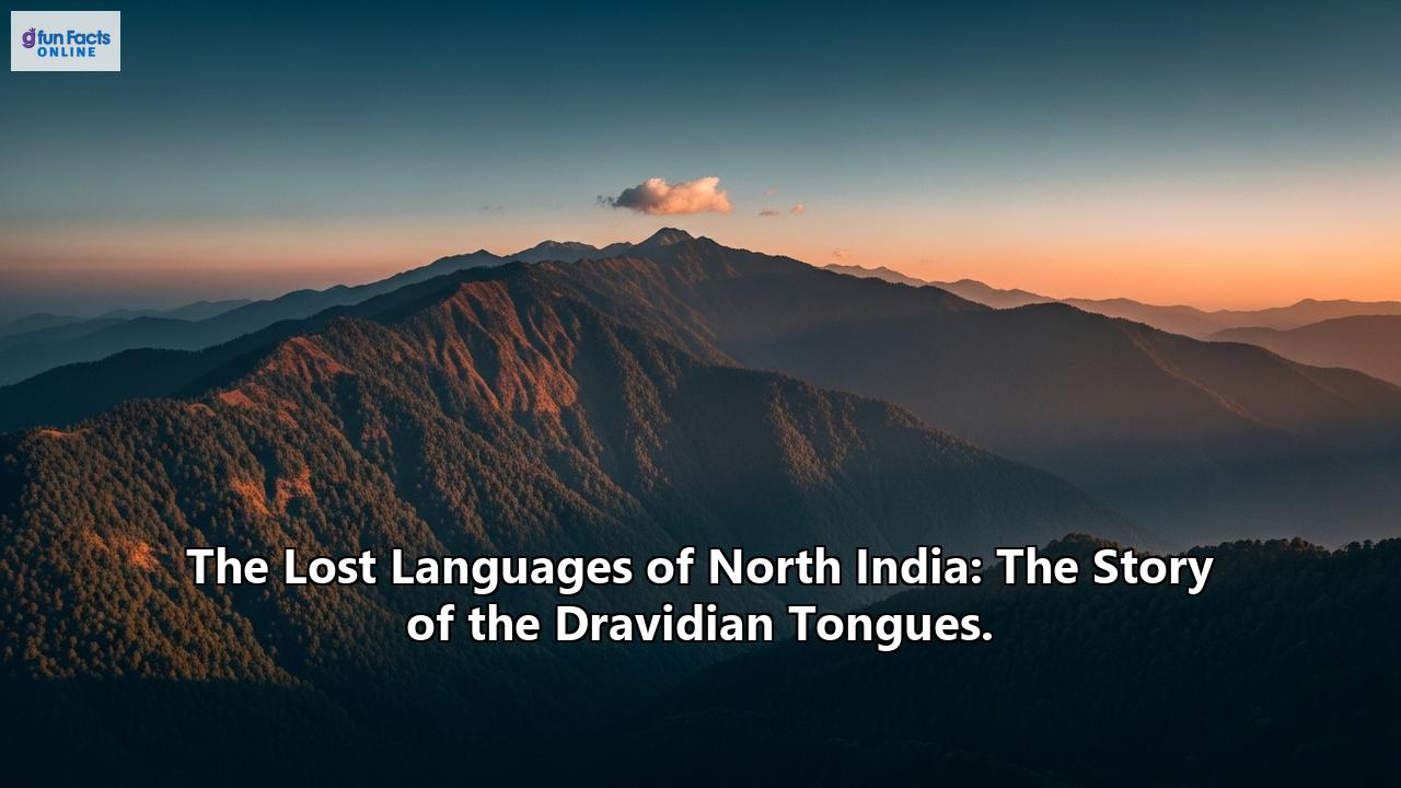 The Lost Languages of North India: The Story of the Dravidian Tongues.