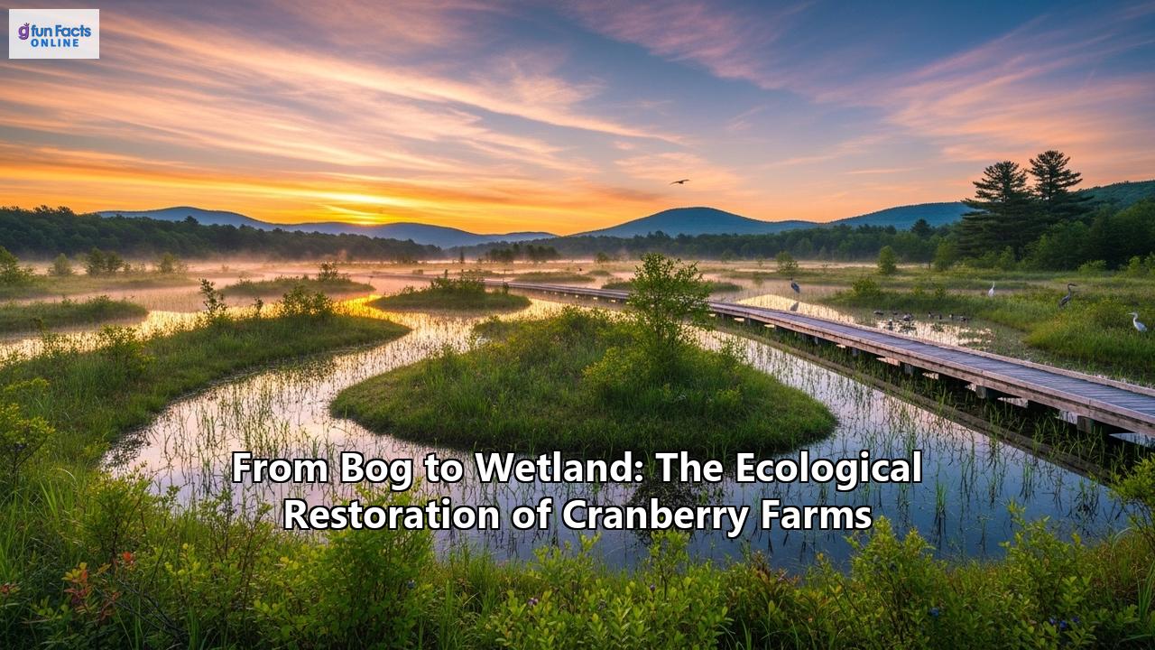 From Bog to Wetland: The Ecological Restoration of Cranberry Farms