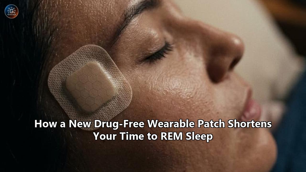 How a New Drug-Free Wearable Patch Shortens Your Time to REM Sleep