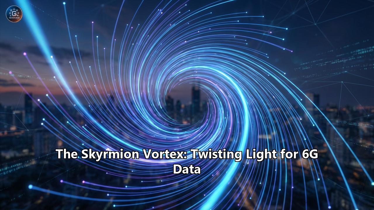 The Skyrmion Vortex: Twisting Light for 6G Data