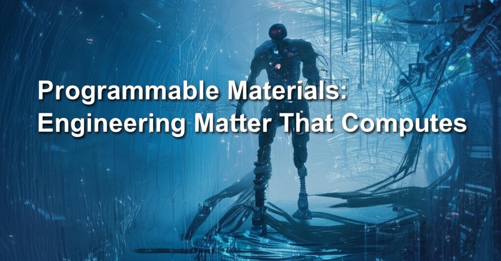 Programmable Materials: Engineering Matter That Computes