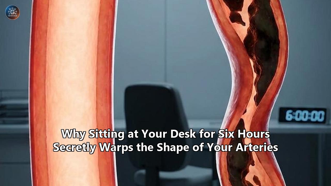 Why Sitting at Your Desk for Six Hours Secretly Warps the Shape of Your Arteries