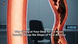 Why Sitting at Your Desk for Six Hours Secretly Warps the Shape of Your Arteries