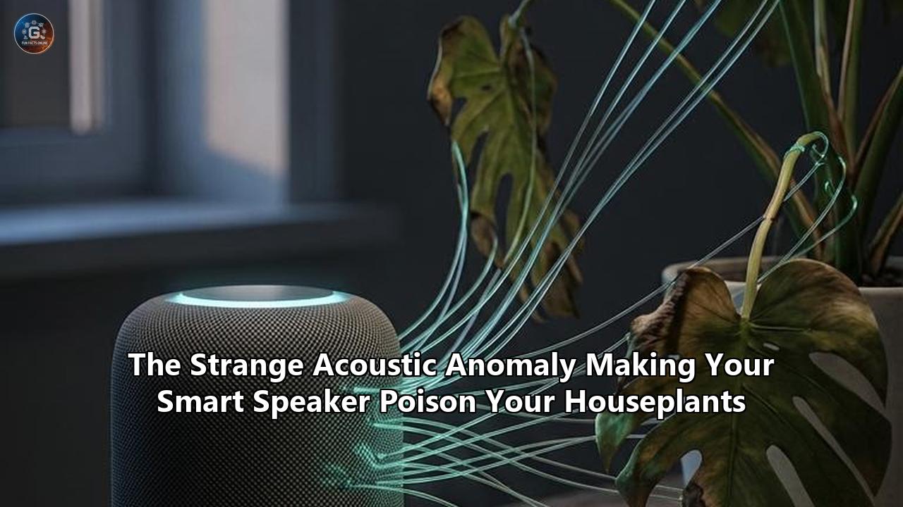 The Strange Acoustic Anomaly Making Your Smart Speaker Poison Your Houseplants