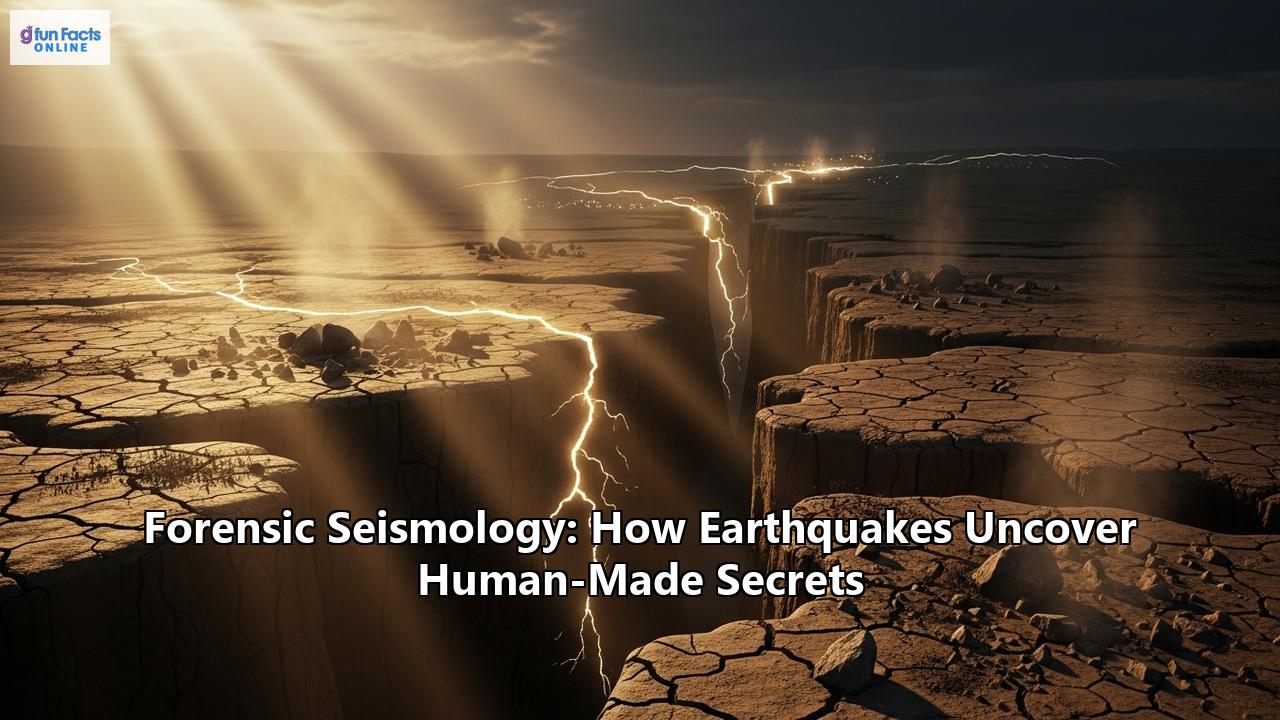 Forensic Seismology: How Earthquakes Uncover Human-Made Secrets